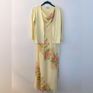 Spring Dress with Sweater